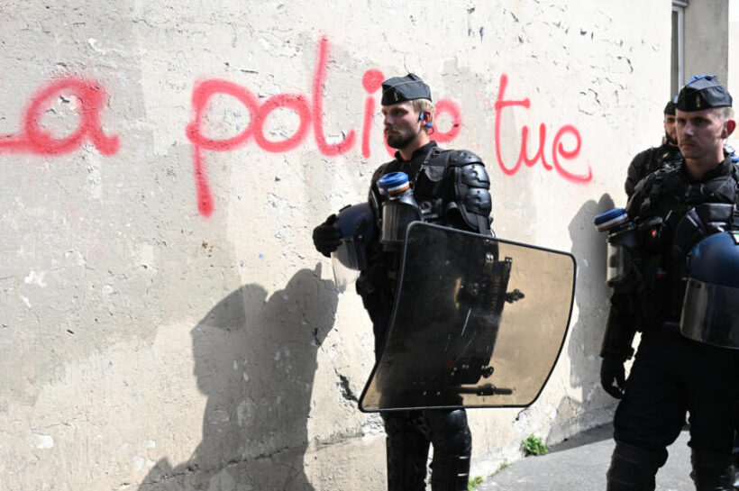 police violence in paris